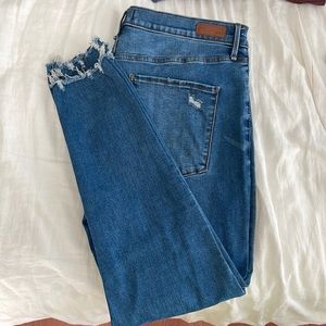 Abercrombie and finch super skinny ankle jeans